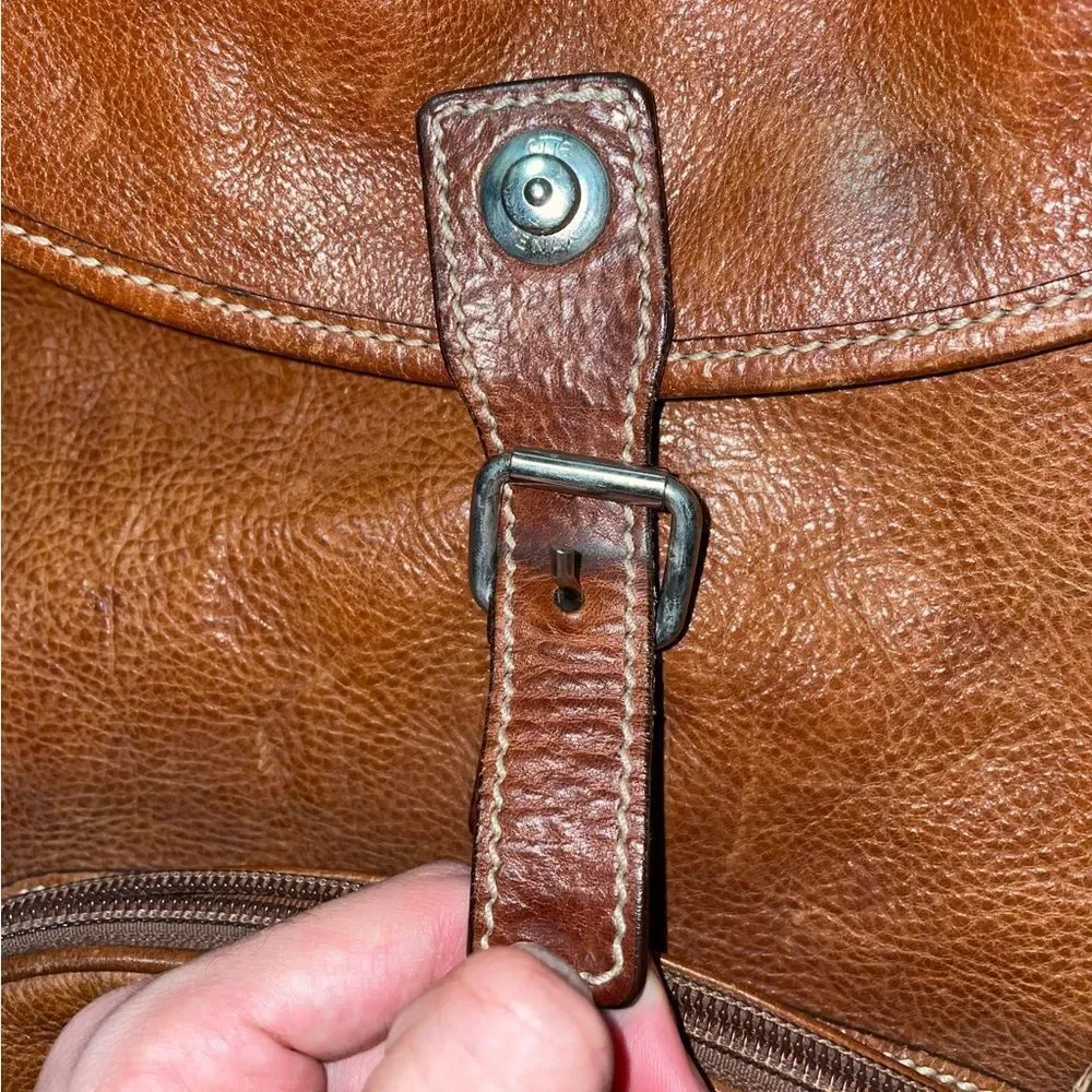 Cole Haan Tan Leather Backpack
